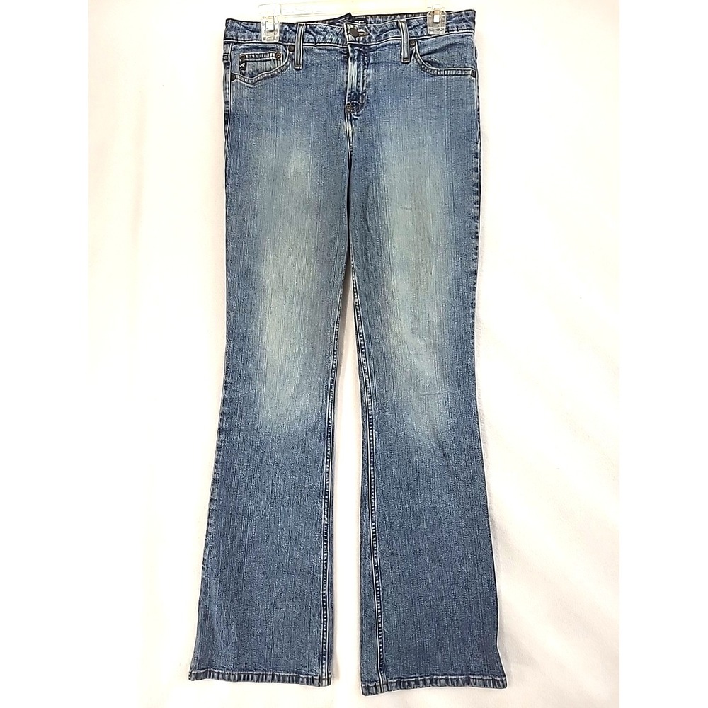 Aeropostale Womens Jeans Sz 11 12 Med Wash Low Rise